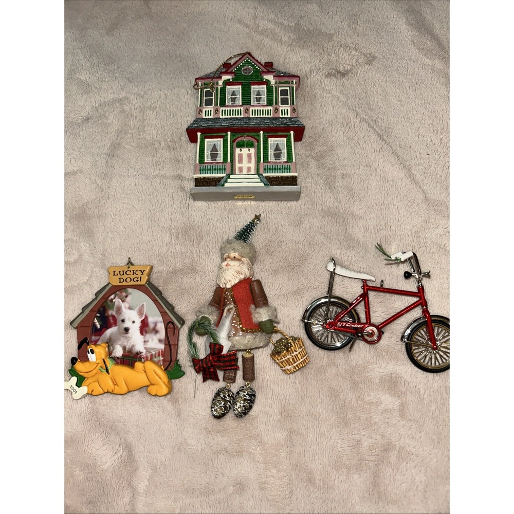 Lot Of 4 Hallmark Keepsake Ornaments 2007 No‎ Boxes
